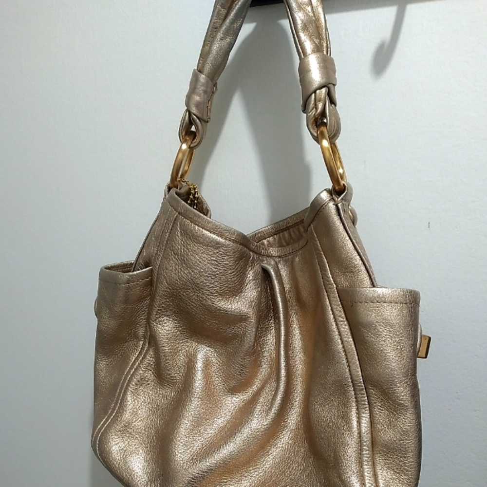 Leather Coach Handbag